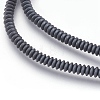 Non-magnetic Synthetic Hematite Beads Strands X-G-I208-03F-A-4x1mm-2