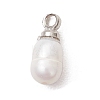 Natural Cultured Freshwater Pearl Rice Charms PALLOY-JF05090-3