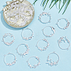 24Pcs 6 Styles Alloy Open Back Bezel Pendants FIND-SP0006-05-5
