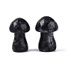 Natural Larvikite Mushroom Display Decorations G-Q602-03B-1
