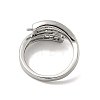 Brass Micro Pave Cubic Zirconia Cup Peg Ring Settings KK-B166-02P-3