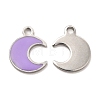 304 Stainless Steel Enamel Pendants STAS-M308-18P-02-1