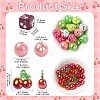 45Pcs 9 Styles Plastic Round Bead & Acrylic Beads Kits MACR-CJ0002-45-2