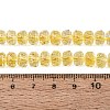 Crackle Transparent Glass Beads Strands GLAA-N068-03A-14-4