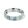Natural Fluorite Gemstone Stretch Bracelets BJEW-F406-B06-4