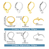 200Pcs 4 Style Iron Leverback Earring Findings EJEW-FH0001-07-2