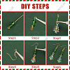 Christmas Theme DIY Earring Making Kit DIY-SC0022-80-6