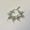 Alloy Crystal Rhinestone Bird Link Bracelets for Women WG64E2E-05-1