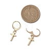 304 Stainless Steel Leverback Earrings EJEW-JE06885-3