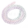 Transparent Painted Glass Beads Strands X-DGLA-A034-T3mm-A23-5