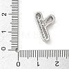 Brass Micro Pave Cubic Zirconia Pendants KK-A300-02P-Y-3