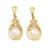 304 Stainless Steel & ABS Plastic Imitation Pearl Pendants STAS-C172-23G-1