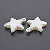 Electroplated ABS Plastic Imitation Pearl Pendants X-KY-T023-003-3