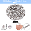 800Pcs 304 Stainless Steel Spacer Beads STAS-BBC0009-76A-2