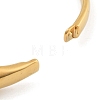 Ion Plating(IP) 304 Stainless Steel Bamboo Stick Hinged Bangles for Women BJEW-Z068-04G-01-4