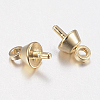 304 Stainless Steel Cup Pearl Peg Bails Pin Pendants X-STAS-H436-16-2