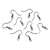 Brass Earring Hooks X-KK-S075-B-1