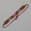 Bohemian Glass Seed Beaded Adjustable Bracelets UQ0429-3-1