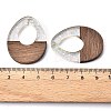 Epoxy Resin & Walnut Wood Pendants RESI-T057-12A-3