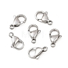Tarnish Resistant 316 Stainless Steel Lobster Claw Clasps X-316-FL12A-1