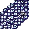 Handmade Evil Eye Lampwork Beads LAMP-C028-02E-1