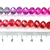 Transparent Painted Glass Beads Strands DGLA-A034-T8mm-A24-3