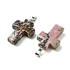 Natural Rhodonite Pendants GG-K002-11P-2