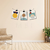Rectangle Paper Hanging Painting HJEW-WH0034-017-4