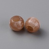 Acrylic European Beads OACR-WH0028-18A-2