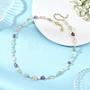 Women's Natural Mixed Stone Necklaces NJEW-JN06492-1