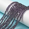 Transparent Glass Beads Strands LS-EGLA-A035-T3mm-D15-2