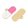 Medical Theme Alloy Enamel Pendants AL-CBA2919-03G-08B-2