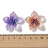 Printed Acrylic Bead Caps MACR-F087-03-3