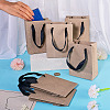 10Pcs Paper Gift Tote Bags with Nylon Ribbon Handles ABAG-TA0002-31B-6