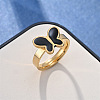 Stainless Steel and Enamel Finger Rings FS-WGB751E-53-1