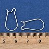 925 Sterling Silver Hoop Earrings X-STER-S002-55-3