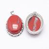 Natural Red Jasper Pendants G-D851-23-2