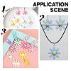 54Pcs 9 Styles Opaque & Transparent Resin Pendants RESI-AR0001-38-7