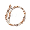 Electroplate Glass Beads Strands EGLA-P065-01A-03-2