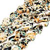 Dyed Synthetic Turquoise Beads Strands GG-CBAAE19-03B-04-2