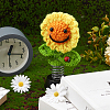 Cotton Kniiting Sunflower Decorate DJEW-WH0037-76-5