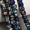 Dyed Synthetic Imperial Jasper Beads Strands GG-CBAA20A-03E-1