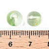 Frosted Baking Paint Glass Beads X1-DGLA-N005-8mm-08-4