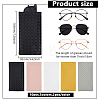 10Pcs 5 Colors Rectangle PU Leather Eyeglass Cases AJEW-ME0001-58-2