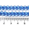 Transparent Glass Beads Strands GLAA-A014-03G-4