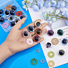 DICOSMETIC 20 Sets 10 Colors Plastic Doll Craft Eyes DIY-DC0002-38A-3