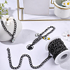5M Aluminium Twisted Curb Chains CHA-BM0001-01B-7