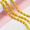 Faceted Glass Beads Strands GLAA-E037-02C-4