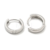 Brass Hoop Earrings EJEW-L211-08A-P-2