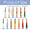 26Pcs 13 Styles Translucent & Opaque Resin & Walnut Wood Big Pendants RESI-TA0001-83-11